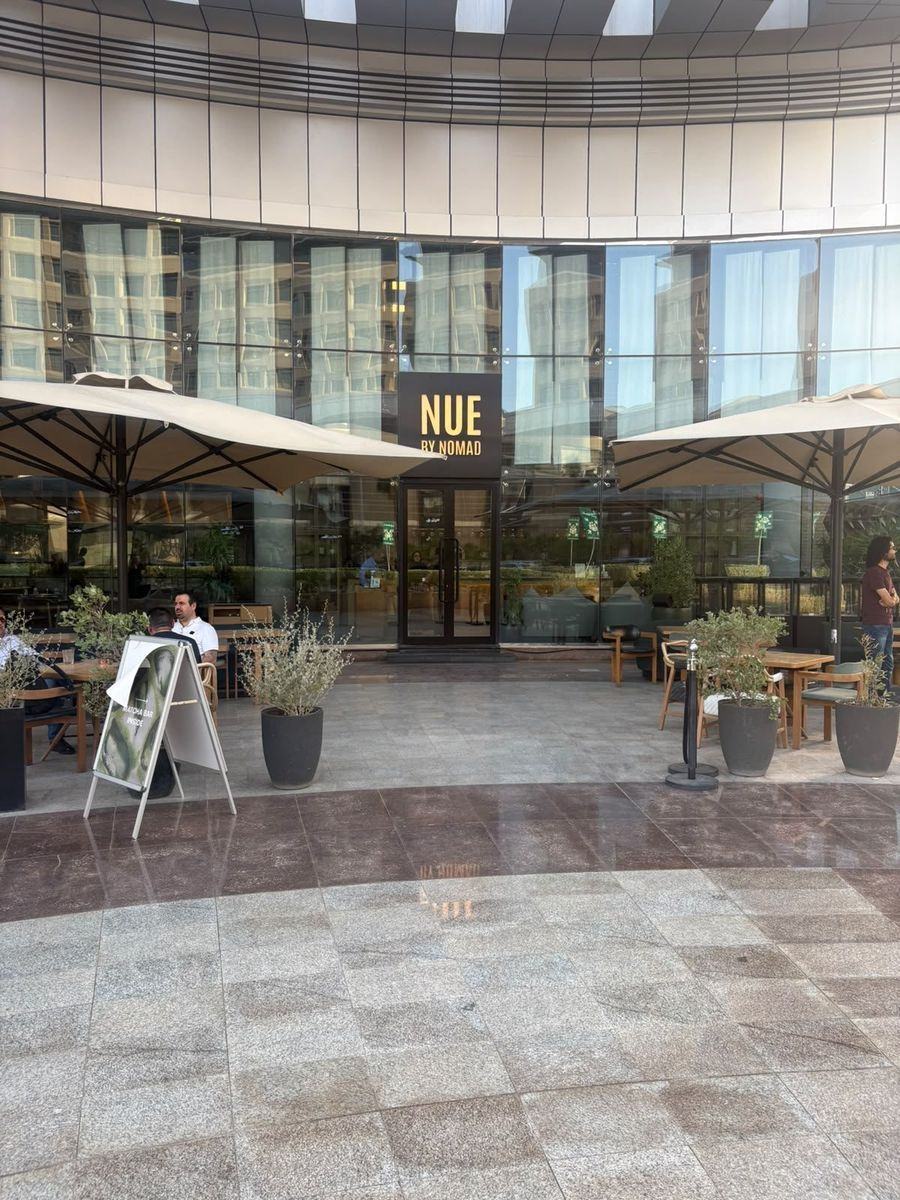 NUE Restaurant Riyadh external terrace at Olaya Towers